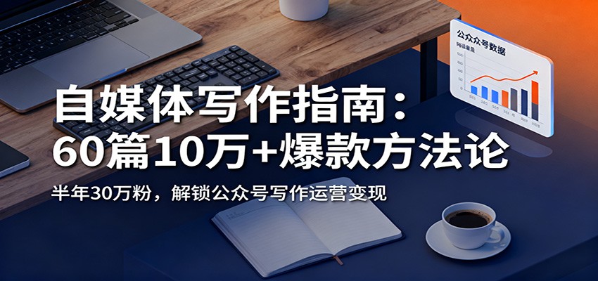 自媒体写作指南：60篇10万+爆款方法论，半年30万粉，解锁公众号写作运营变现-聚林创库