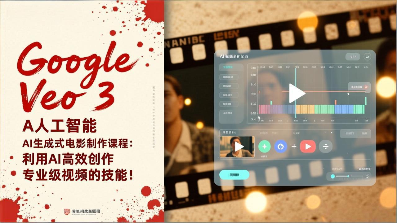 Google Veo 3人工智能AI生成式电影制作课程:利用AI高效创作专业级视频的技能!-聚林创库