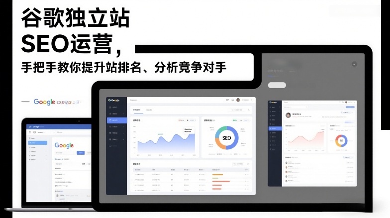 从0到1打造谷歌独立站SEO流量玩法,新手30天逆袭指南!手把手教你提升网站排名、分析竞争对手(更新2026)-聚林创库