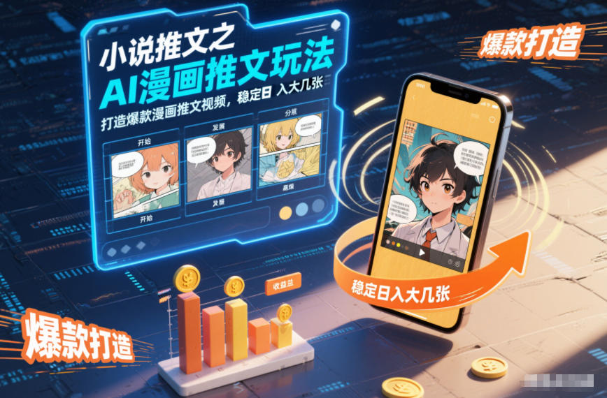 AI漫画推文短视频项目-聚林创库