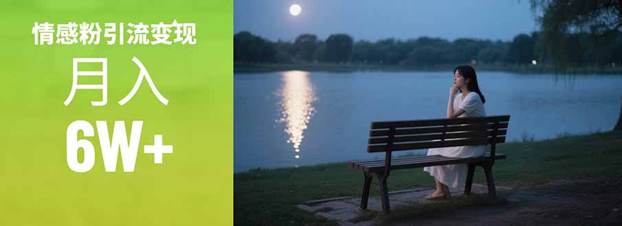 情感粉引流变现实操课:单月变现6w+,情感粉引流变现实操课-聚林创库
