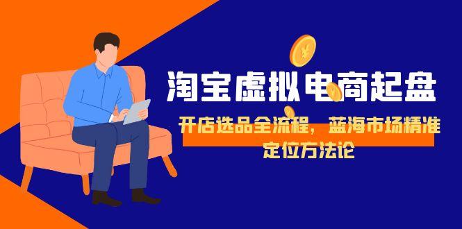 淘宝虚拟电商起盘，开店选品全流程，蓝海市场精准定位方法论-聚林创库