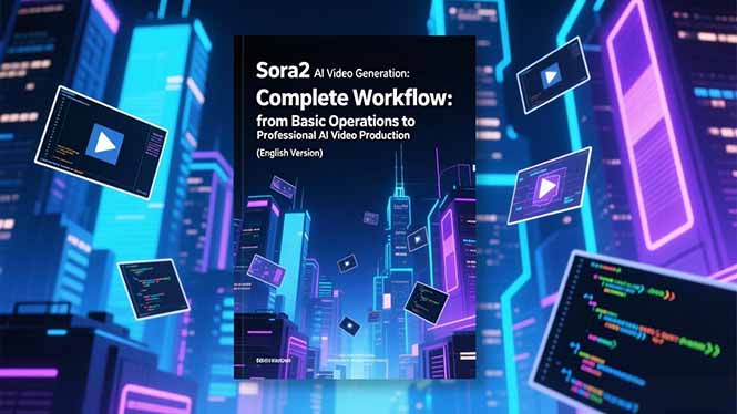 Sora2 AI视频生成的系统教程(英文版-聚林创库